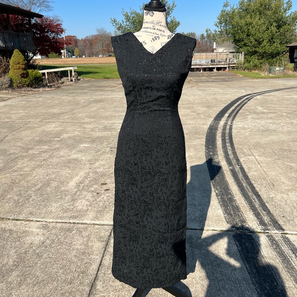 Custom Black Formal Evening Dress Sz S